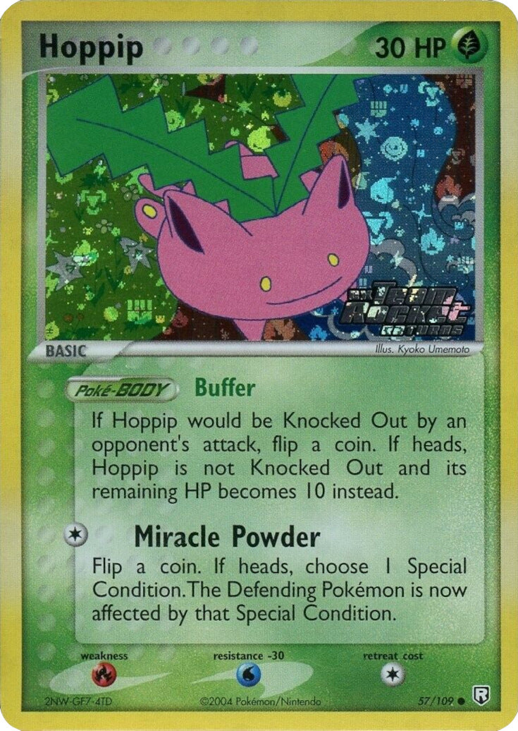 Hoppip (57/109) (Stamped) [EX: Team Rocket Returns] - Comfy Hobbies