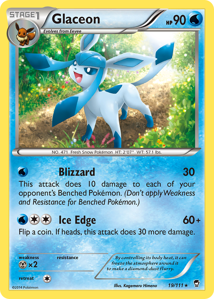 Glaceon (19/111) [XY: Furious Fists] - Comfy Hobbies