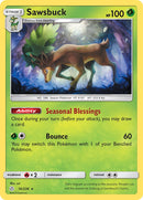 Sawsbuck (16/236) (Prerelease Kit Exclusive) (Theme Deck Exclusive) [Sun & Moon: Cosmic Eclipse] - Comfy Hobbies