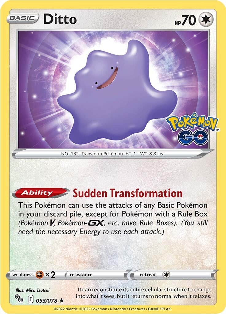 Ditto (053/078) [Pokémon GO] - Comfy Hobbies