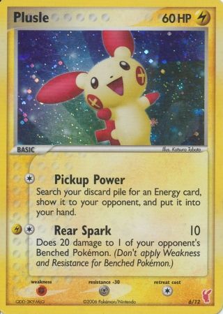 Plusle (6/12) [EX: Trainer Kit 2 - Plusle] - Comfy Hobbies