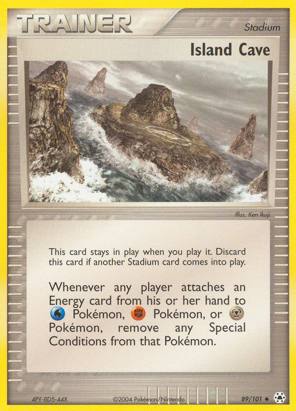 Island Cave (89/101) [EX: Hidden Legends] - Comfy Hobbies