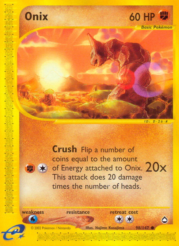 Onix (98/147) [Aquapolis] - Comfy Hobbies
