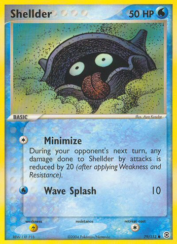 Shellder (79/112) [EX: FireRed & LeafGreen] - Comfy Hobbies
