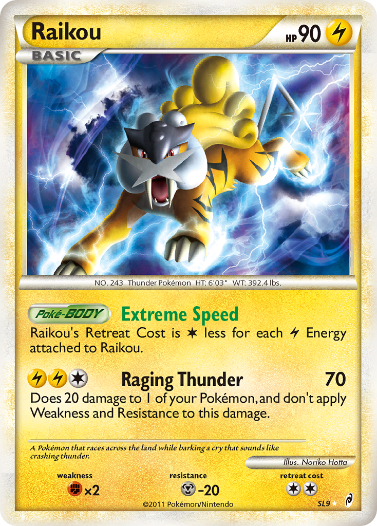 Raikou (SL9) [HeartGold & SoulSilver: Call of Legends] - Comfy Hobbies