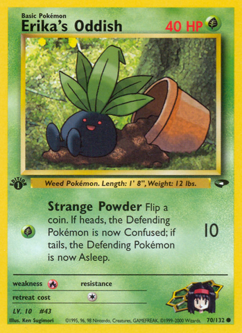 Erika's Oddish (70/132) [Gym Challenge 1st Edition] - Comfy Hobbies