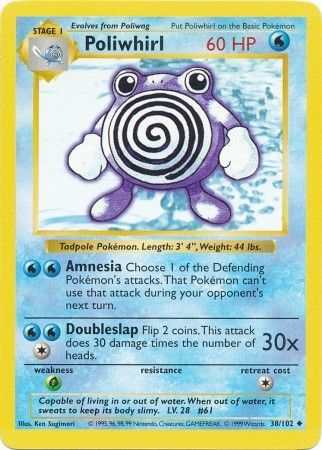 Poliwhirl (38/102) [Base Set Shadowless Unlimited] - Comfy Hobbies