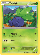 Oddish (1/149) [Black & White: Boundaries Crossed] - Comfy Hobbies