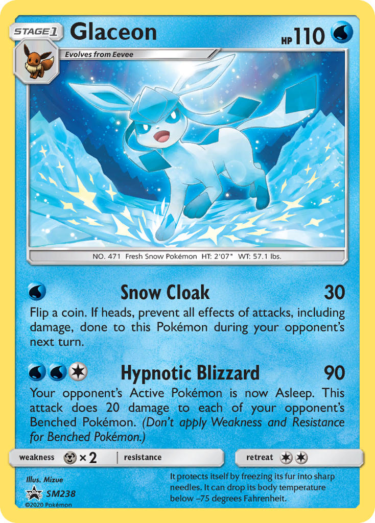 Glaceon (SM238) [Sun & Moon: Black Star Promos] - Comfy Hobbies