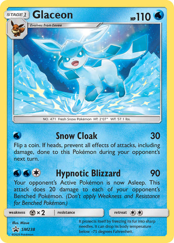 Glaceon (SM238) [Sun & Moon: Black Star Promos] - Comfy Hobbies