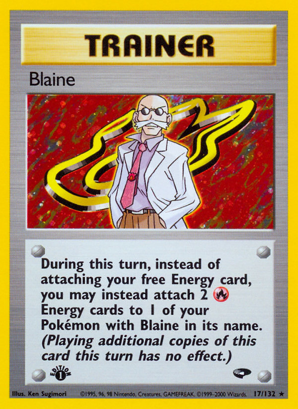 Blaine (17/132) [Gym Challenge 1st Edition] - Comfy Hobbies