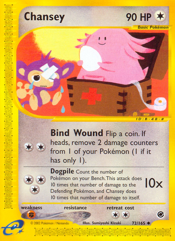 Chansey (72/165) [Expedition: Base Set] - Comfy Hobbies