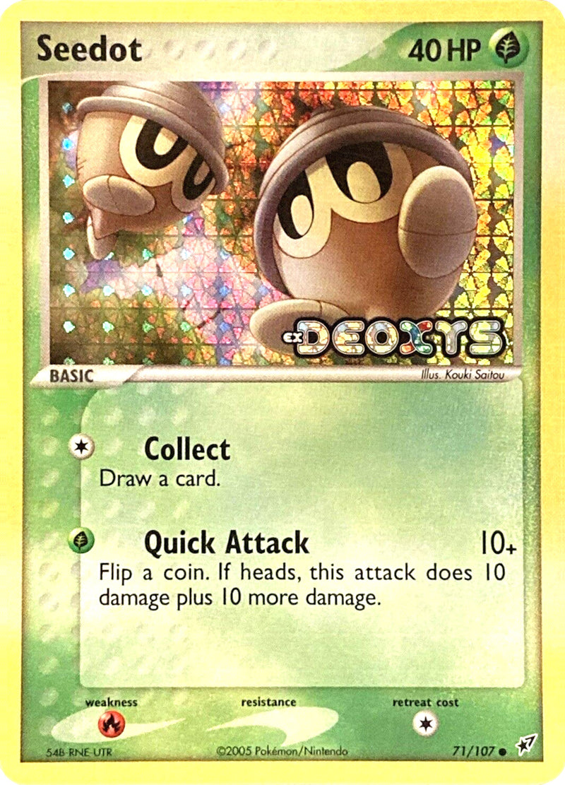 Seedot (71/107) (Stamped) [EX: Deoxys] - Comfy Hobbies