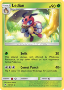 Ledian (10/147) [Sun & Moon: Burning Shadows] - Comfy Hobbies