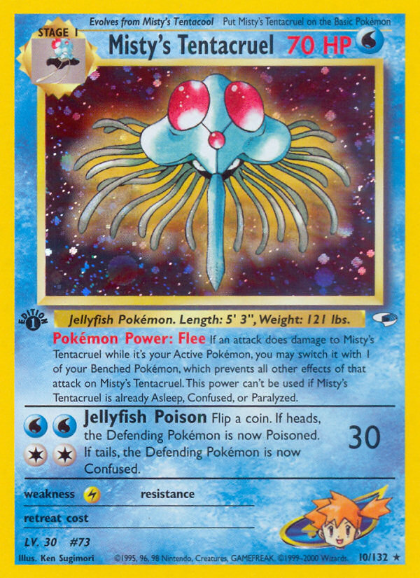 Misty's Tentacruel (10/132) [Gym Heroes 1st Edition] - Comfy Hobbies