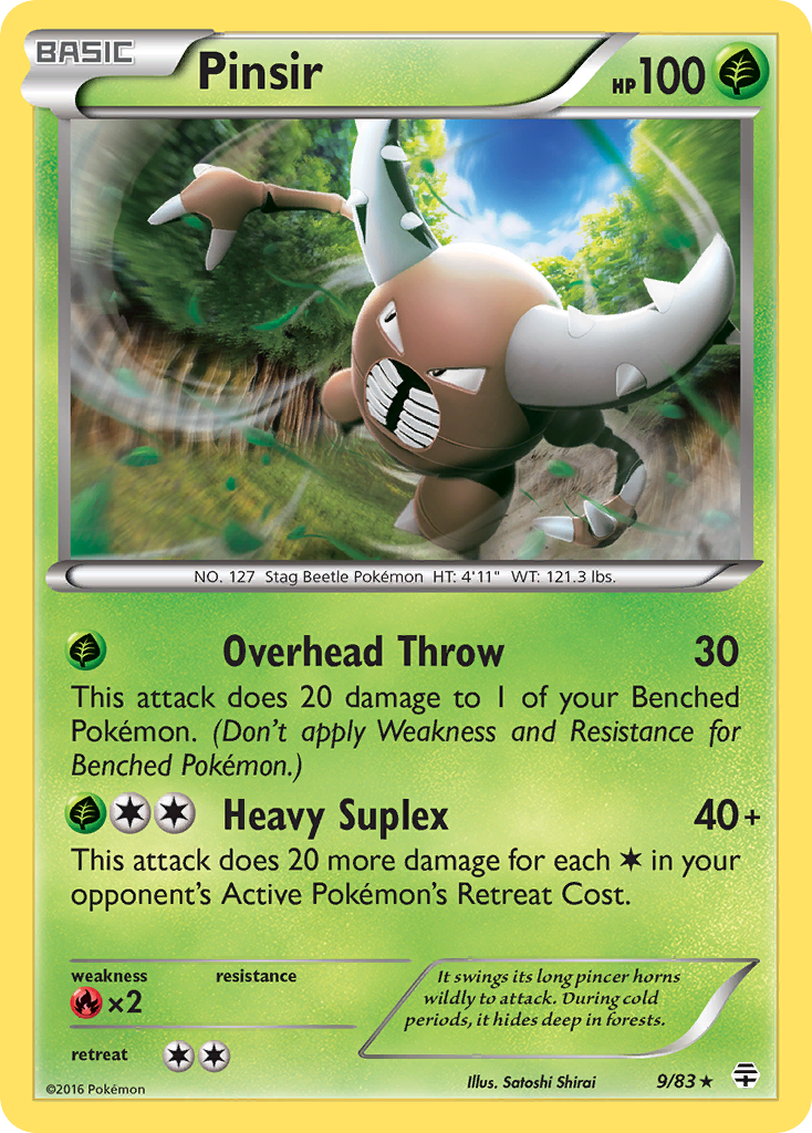 Pinsir (9/83) [XY: Generations] - Comfy Hobbies