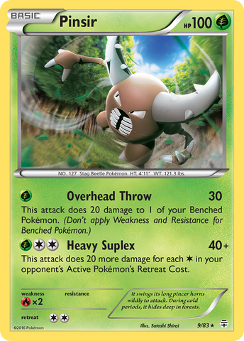 Pinsir (9/83) [XY: Generations] - Comfy Hobbies
