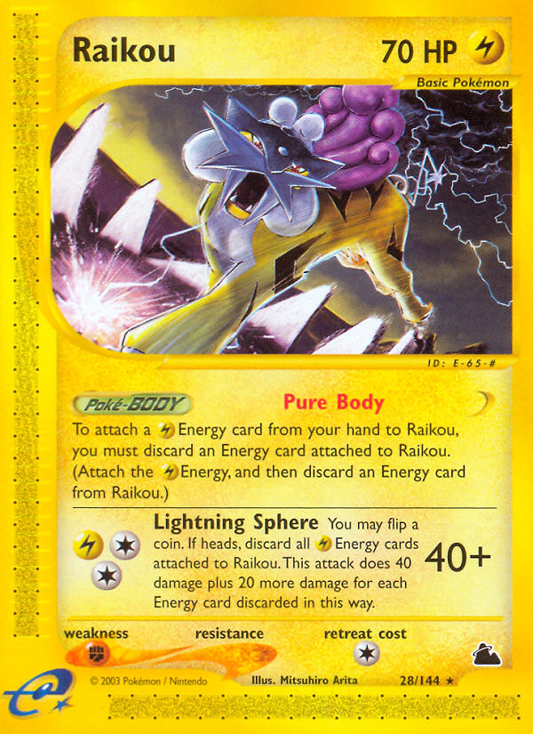 Raikou (28/144) [Skyridge] - Comfy Hobbies