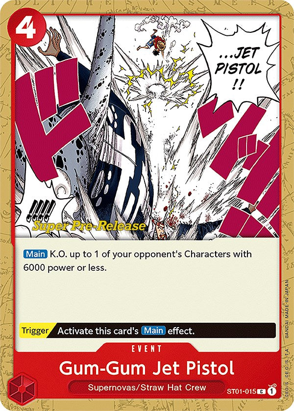 Gum-Gum Jet Pistol [Super Pre-Release Starter Deck: Straw Hat Crew] - Comfy Hobbies