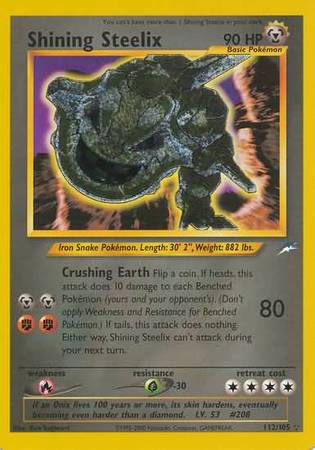 Shining Steelix (112/105) [Neo Destiny Unlimited] - Comfy Hobbies