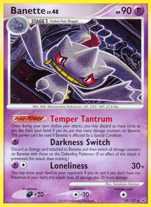 Banette (19/127) [Platinum: Base Set] - Comfy Hobbies