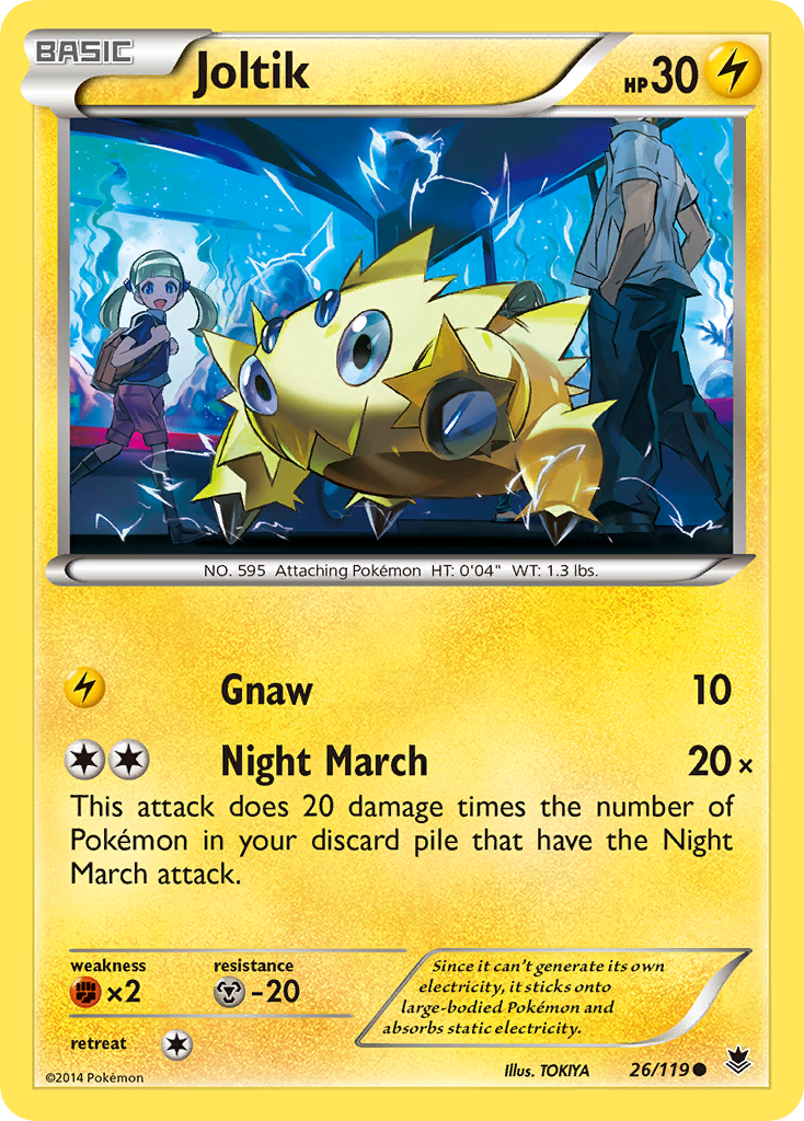 Joltik (26/119) [XY: Phantom Forces] - Comfy Hobbies