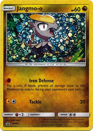 Jangmo o (SM40) (General Mills Promo) [Sun & Moon: Black Star Promos] - Comfy Hobbies