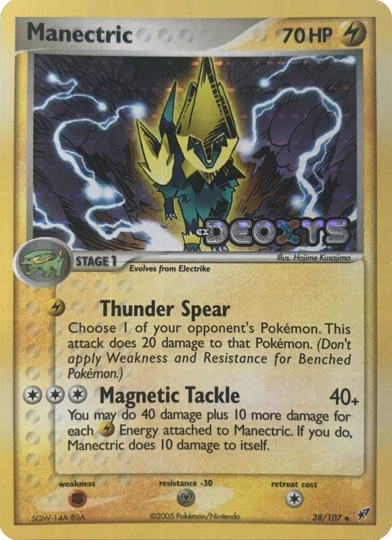 Manectric (38/107) (Stamped) [EX: Deoxys] - Comfy Hobbies