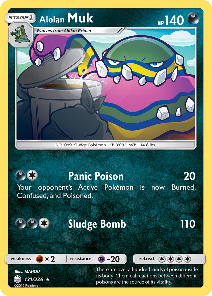 Alolan Muk (131/236) [Sun & Moon: Cosmic Eclipse] - Comfy Hobbies