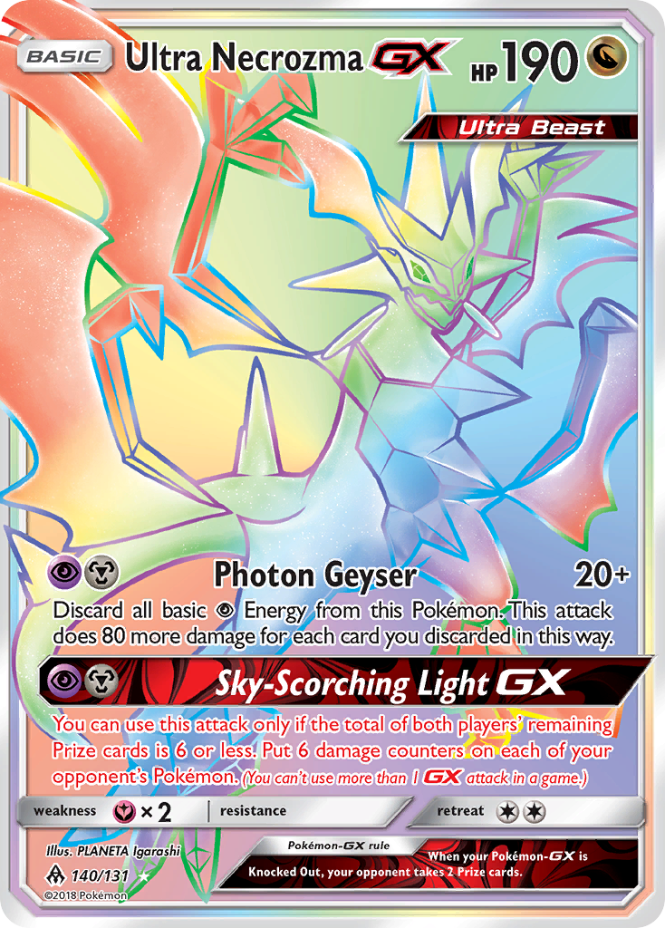 Ultra Necrozma GX (140/131) [Sun & Moon: Forbidden Light] - Comfy Hobbies