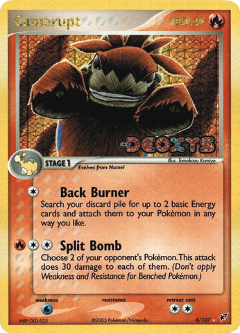 Camerupt (4/107) (Stamped) [EX: Deoxys] - Comfy Hobbies