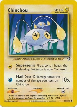 Chinchou (55/111) [Neo Genesis Unlimited] - Comfy Hobbies