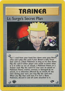 Lt. Surge's Secret Plan (107/132) [Gym Challenge 1st Edition] - Comfy Hobbies