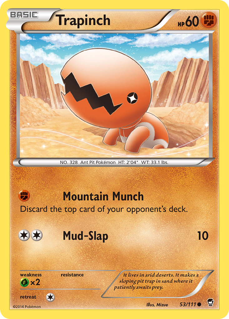 Trapinch (53/111) [XY: Furious Fists] - Comfy Hobbies