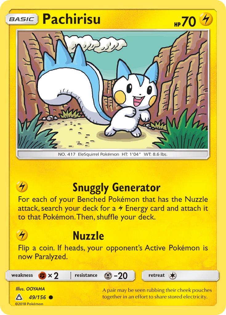 Pachirisu (49/156) [Sun & Moon: Ultra Prism] - Comfy Hobbies