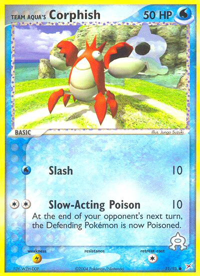 Team Aqua's Corphish (51/95) [EX: Team Magma vs Team Aqua] - Comfy Hobbies