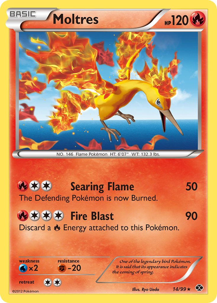 Moltres (14/99) (Blister Exclusive) [Black & White: Next Destinies] - Comfy Hobbies