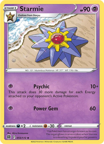 Starmie (055/172) [Sword & Shield: Brilliant Stars] - Comfy Hobbies
