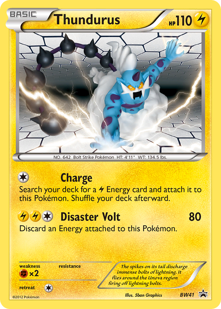 Thundurus (BW41) [Black & White: Black Star Promos] - Comfy Hobbies