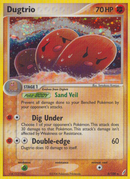 Dugtrio (5/100) [EX: Crystal Guardians] - Comfy Hobbies