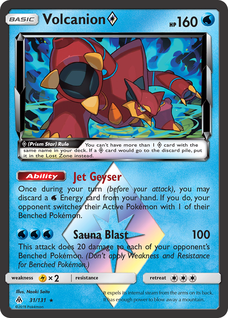 Volcanion (31/131) (Prism Star) [Sun & Moon: Forbidden Light] - Comfy Hobbies