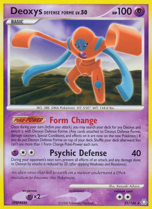 Deoxys Defense Forme (25/146) [Diamond & Pearl: Legends Awakened] - Comfy Hobbies