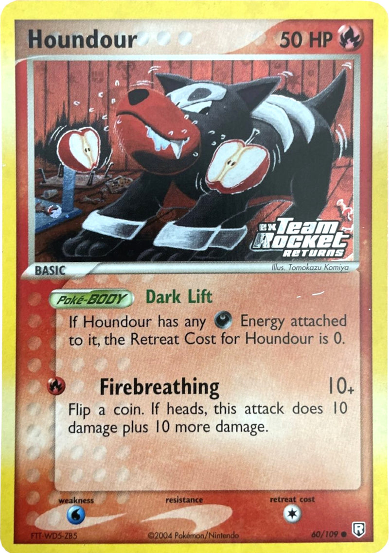 Houndour (60/109) (Stamped) [EX: Team Rocket Returns] - Comfy Hobbies