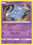 Unown (92/214) [Sun & Moon: Lost Thunder] - Comfy Hobbies