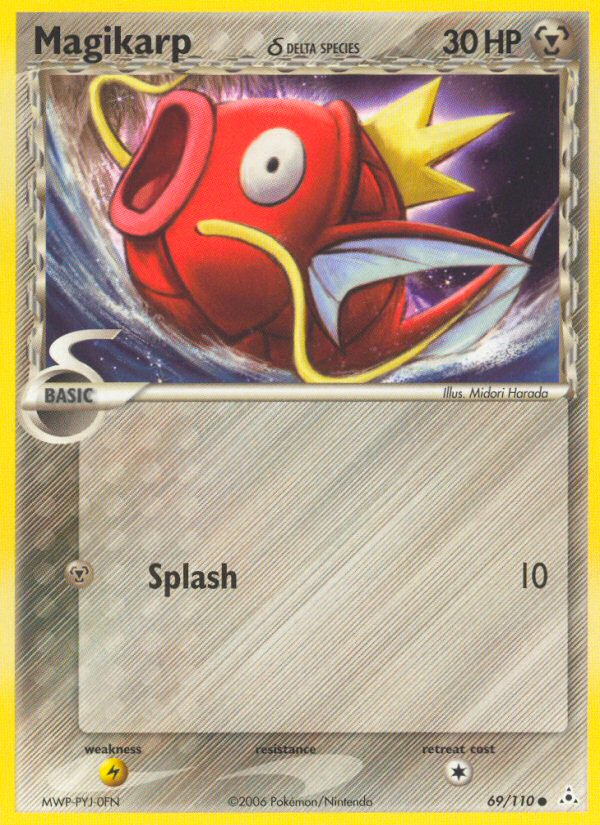 Magikarp (69/110) (Delta Species) [EX: Holon Phantoms] - Comfy Hobbies