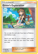 Green's Exploration (175/214) [Sun & Moon: Unbroken Bonds] - Comfy Hobbies