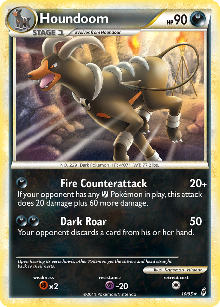 Houndoom (10/95) [HeartGold & SoulSilver: Call of Legends] - Comfy Hobbies