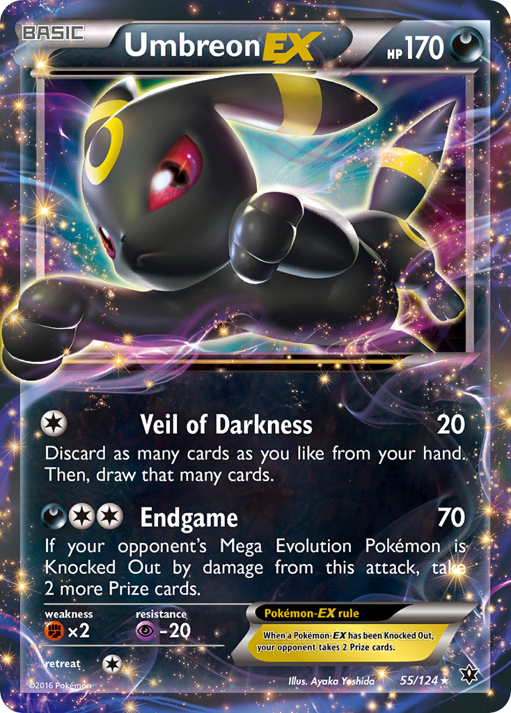 Umbreon EX (55/124) [XY: Fates Collide] - Comfy Hobbies