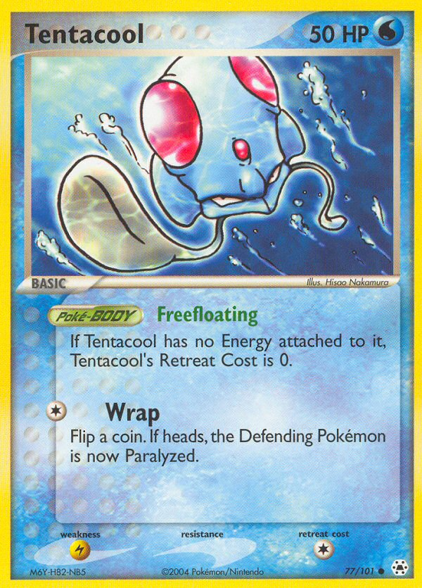 Tentacool (77/101) [EX: Hidden Legends] - Comfy Hobbies