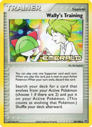 Wally's Training (85/106) (Stamped) [EX: Emerald] - Comfy Hobbies